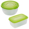 Food Storage Container 5 PCS Rectangle