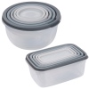 Food Storage Container 5 PCS Rectangle