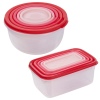 Food Storage Container 5 PCS Rectangle