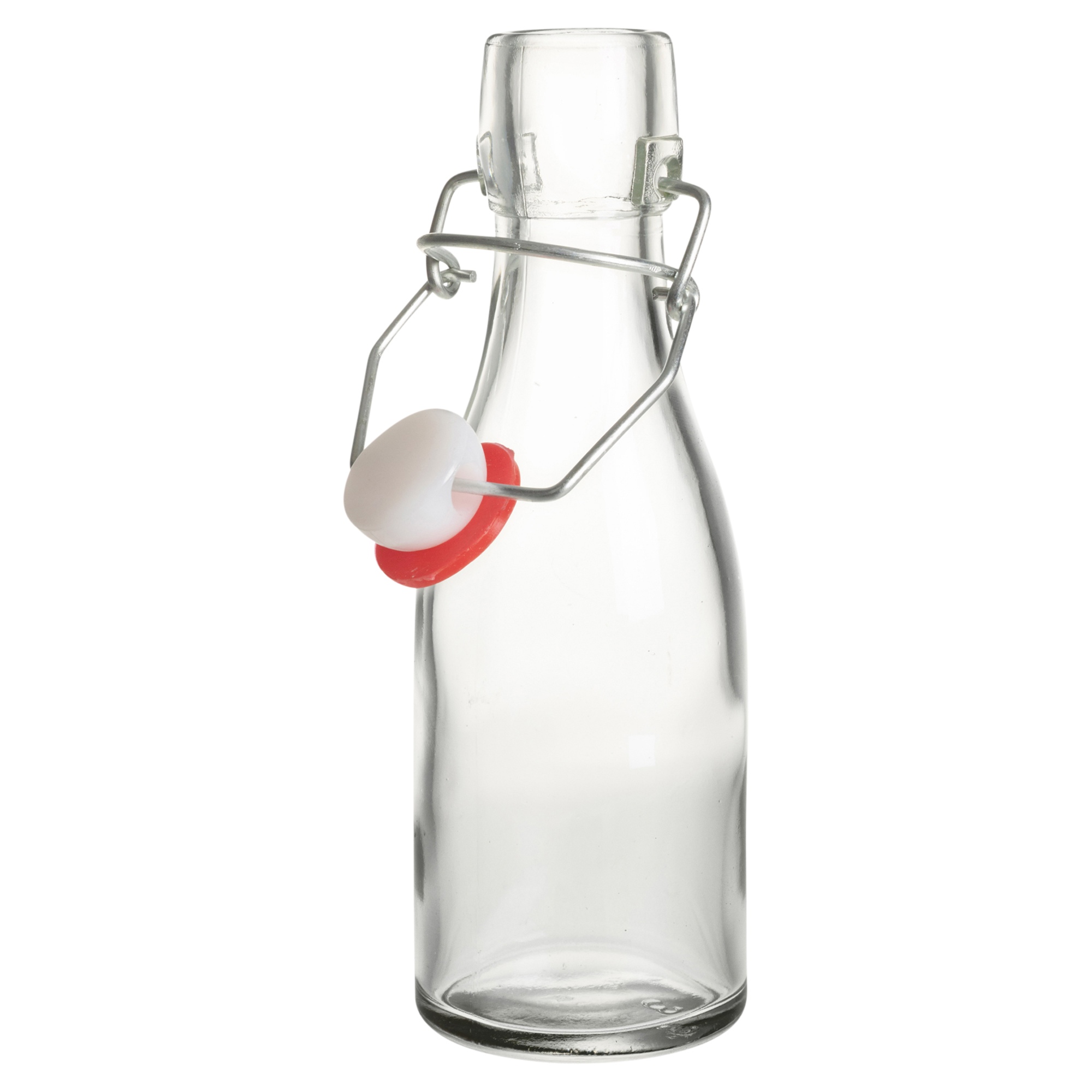 6 x 150ml Oil & Vinegar Glass Swing Lid Bottles Retro Restaurant