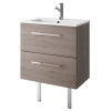 Croydex Grey Chinnock Bathroom Sink Vanity Unit