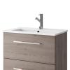 Croydex Grey Chinnock Bathroom Sink Vanity Unit