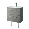 Croydex Grey Chinnock Bathroom Sink Vanity Unit