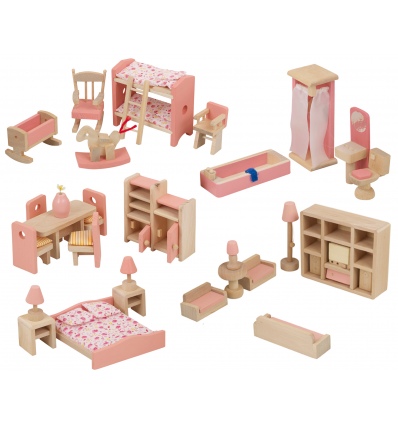 6 in 1 Doll House Furniture Sets