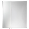 Croydex Dempsey Stainless Steel Double Door Cabinet [097934]