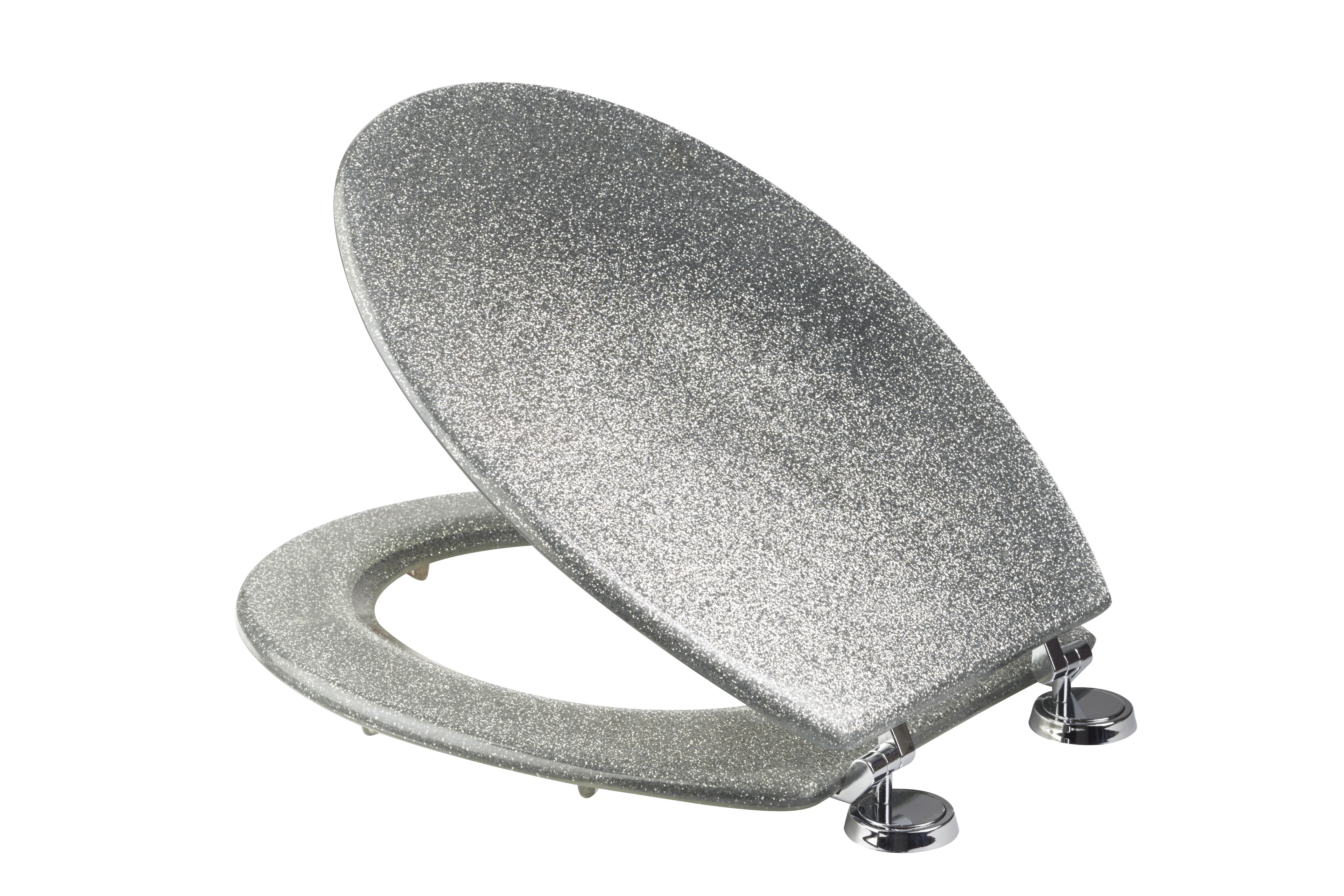 Croydex Universal Toilet Seat Easy Clean Oval Shape Durable Bathroom