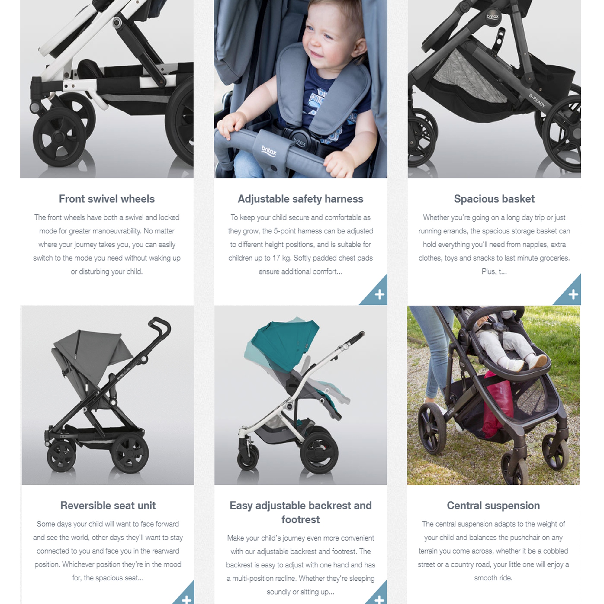 britax tandem pram