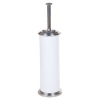 Croydex Freestanding Stainless Steel White Toilet Brush [077561]