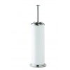 Croydex Freestanding Stainless Steel White Toilet Brush [077561]