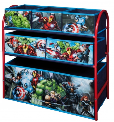 Disney & Marvel 6 Drawer Metal Storage Rack Organiser