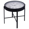 Round Tea Table With Clock Top 40cm [913903]