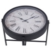 Round Tea Table With Clock Top 40cm [913903]