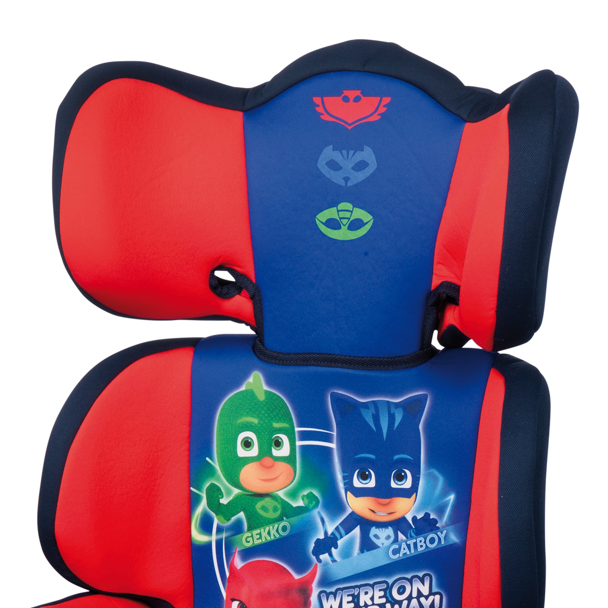 Child Car Booster Seat, Group 2/3 (1536 kg) PJ Masks High Back Cars