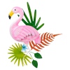 Tropical Birds Metal Wall Decoration [989632]