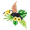 Tropical Birds Metal Wall Decoration [989632]