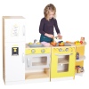 URBN-TOYS Large Wooden Play Kitchen Combi Set [390923](AC7706)