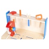 Blue & Red Wooden Tool Work Bench [390633]