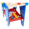 Blue & Red Wooden Tool Work Bench [390633]