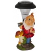 Solar Garden Gnome 28cm 6ass Outdoor Lights [958088]