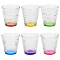 Colourful Drinking Glass Set of 6 Co[854633]