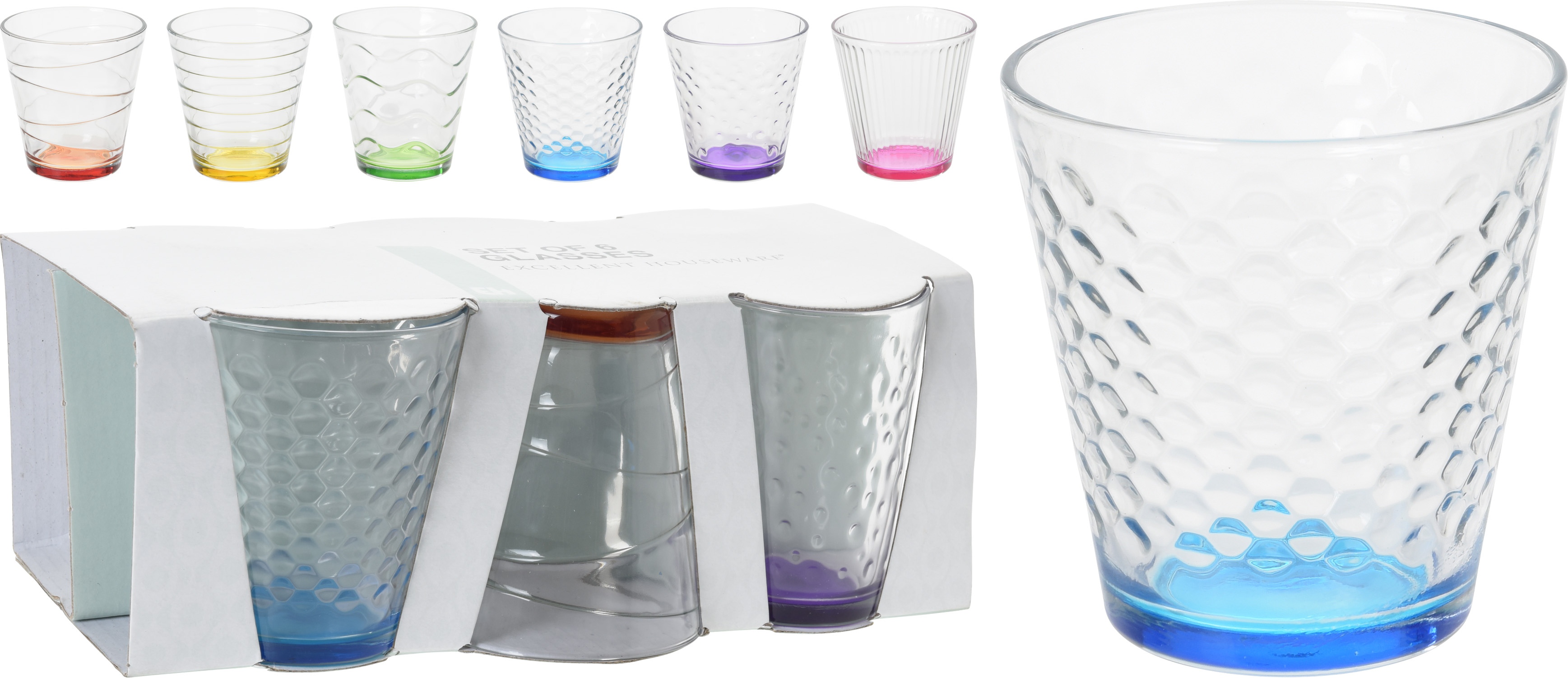 modern water glasses
