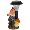 Solar Garden Gnome 28cm 6ass Outdoor Lights [958088]