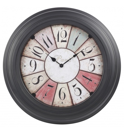 50cm Round Paris Wall Clock [080124]