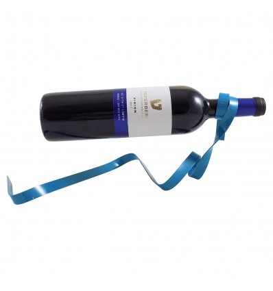 Floating Blue Wine Bottle Holder