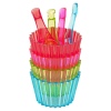 Multicolour Plastic Ice Scream Coupe Set of 8 [998542]