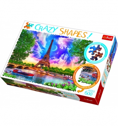 Puzzles - "600 Crazy Shapes" - Sky over Paris [11115]