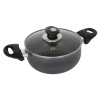 Aluminium Casserole Pan & Glass Lid 18cm