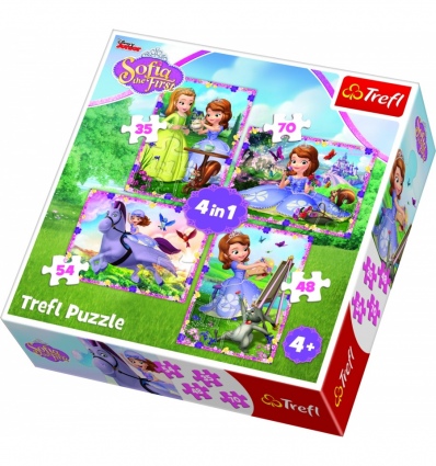 Puzzles - "4in1" - Sofia's world  [34314]