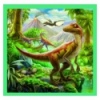 Puzzles - "3in1" - The extraordinary world of dinosaur  [34837]