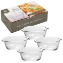 Tempered Glass Bowl Set of 4 [814965]