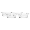 Tempered Glass Bowl Set of 4 [814965]