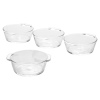 Tempered Glass Bowl Set of 4 [814965]