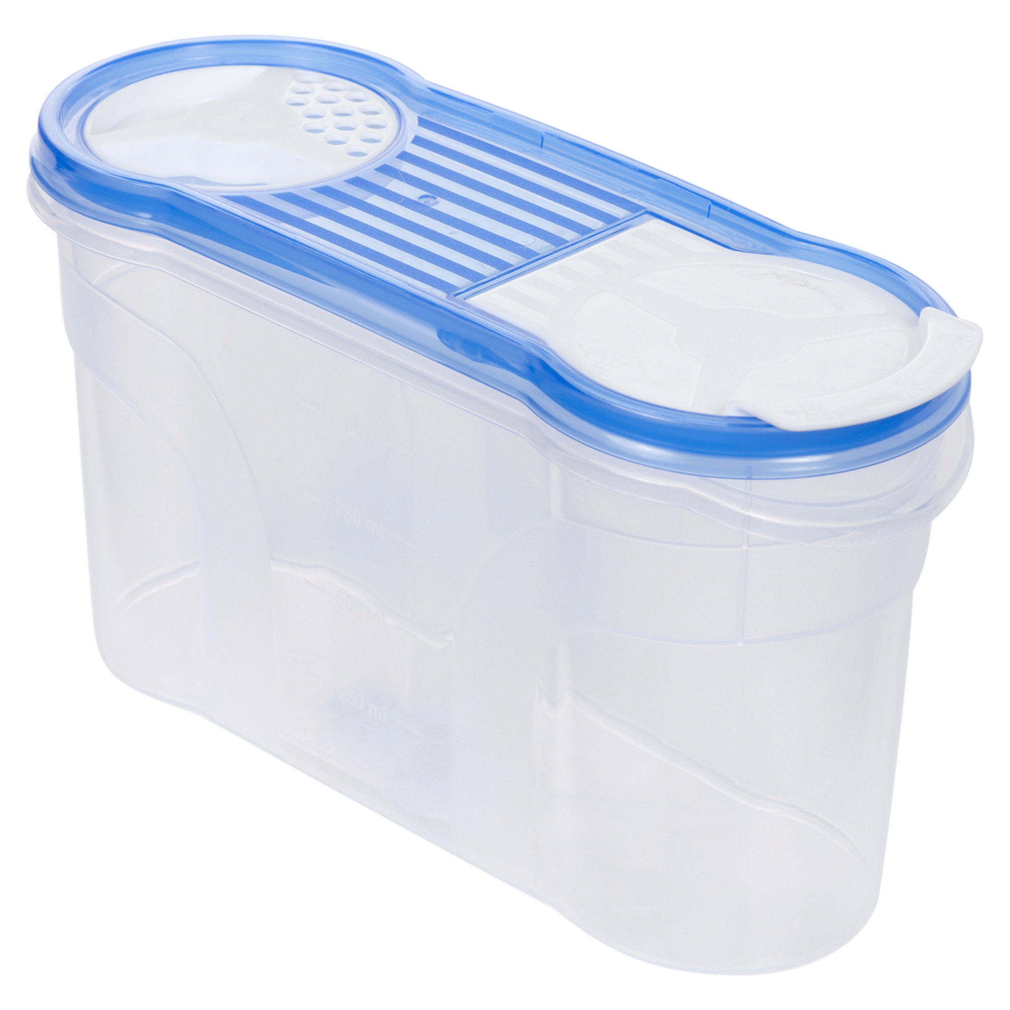 3 or 6 Pc Food Storage Container Cereal Dispenser Sprinkle Jar Clip Lid