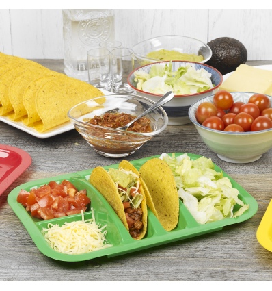 Plastic Taco Plate  [579086]