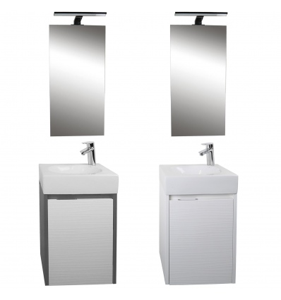 Croydex Beaulieu Vanity Unit, Mirros & LED Light