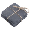 Slate Coasters Set of 4  10x10cm [001522]