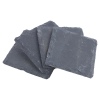 Slate Coasters Set of 4  10x10cm [001522]