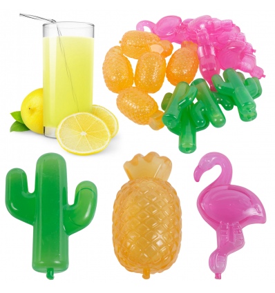 15 PC Reusable Ice Cubes Tropical Style [533111]