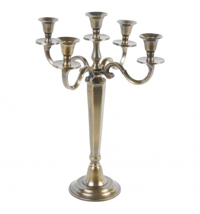 5 Arm gold Candleholder [804051]