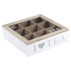 'I Love Tea' Wooden Tea Boxes