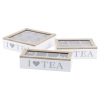 'I Love Tea' Wooden Tea Boxes