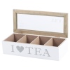 'I Love Tea' Wooden Tea Boxes