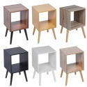 Cube Bookcase With Scandinavian Legs