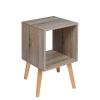 Cube Bookcase With Scandinavian Legs