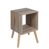 Cube Bookcase With Scandinavian Legs