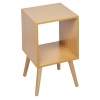 Cube Bookcase With Scandinavian Legs